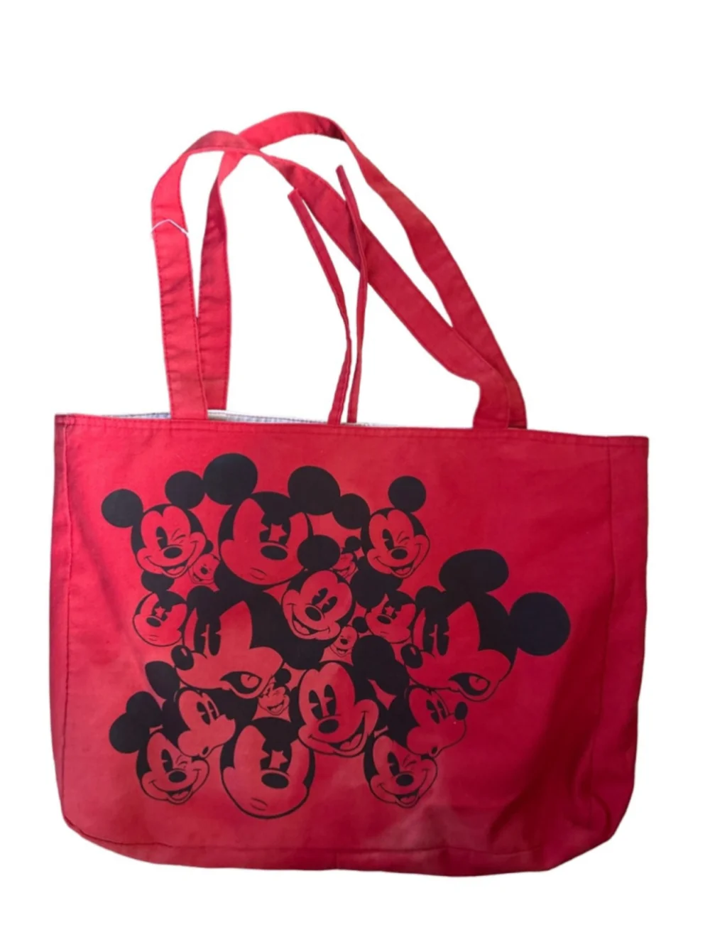 Disney Mickey 1955 Canvas Tote in Red, White, Yellow, Black